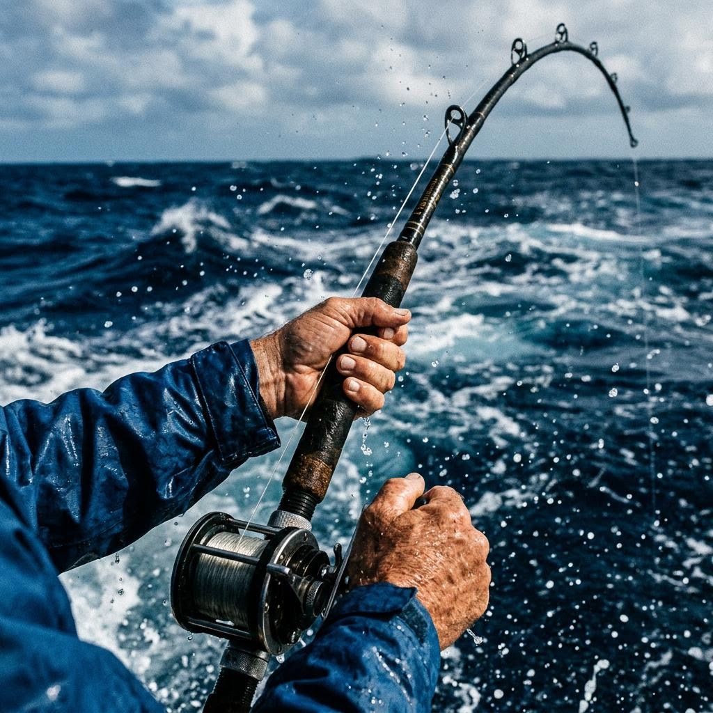 Reeling in a catch