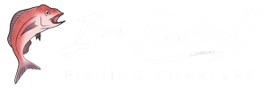 Im Hooked Fishing Charters White Logo